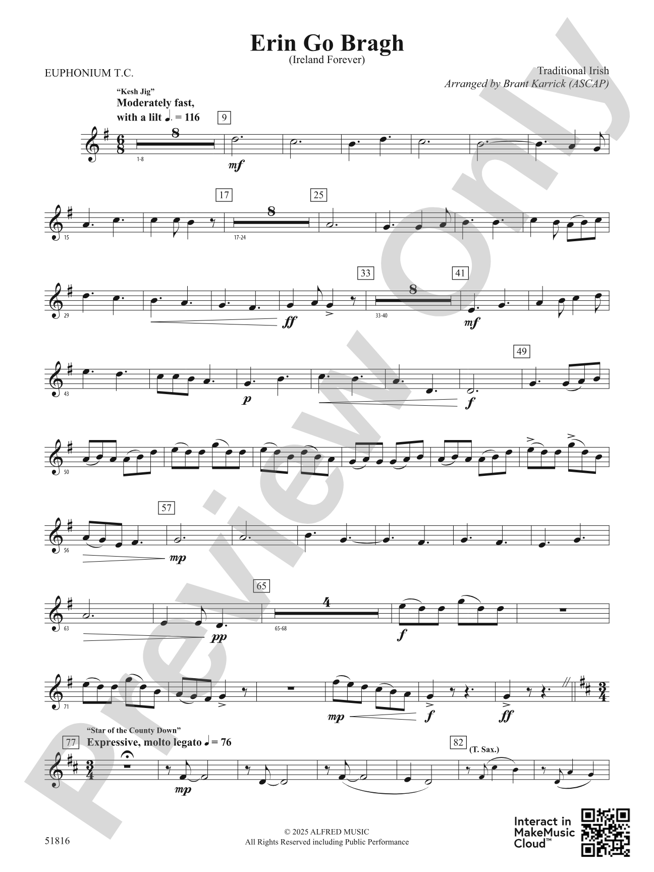 Erin Go Bragh: Baritone T.C.