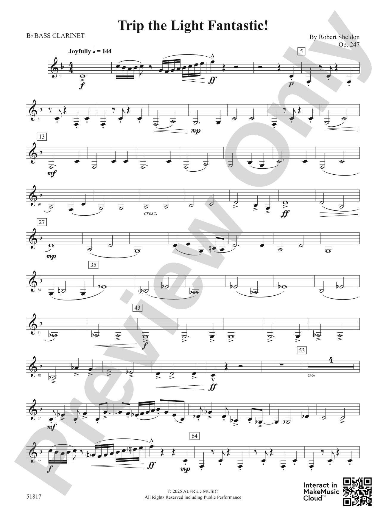 Trip the Light Fantastic!: B-flat Bass Clarinet