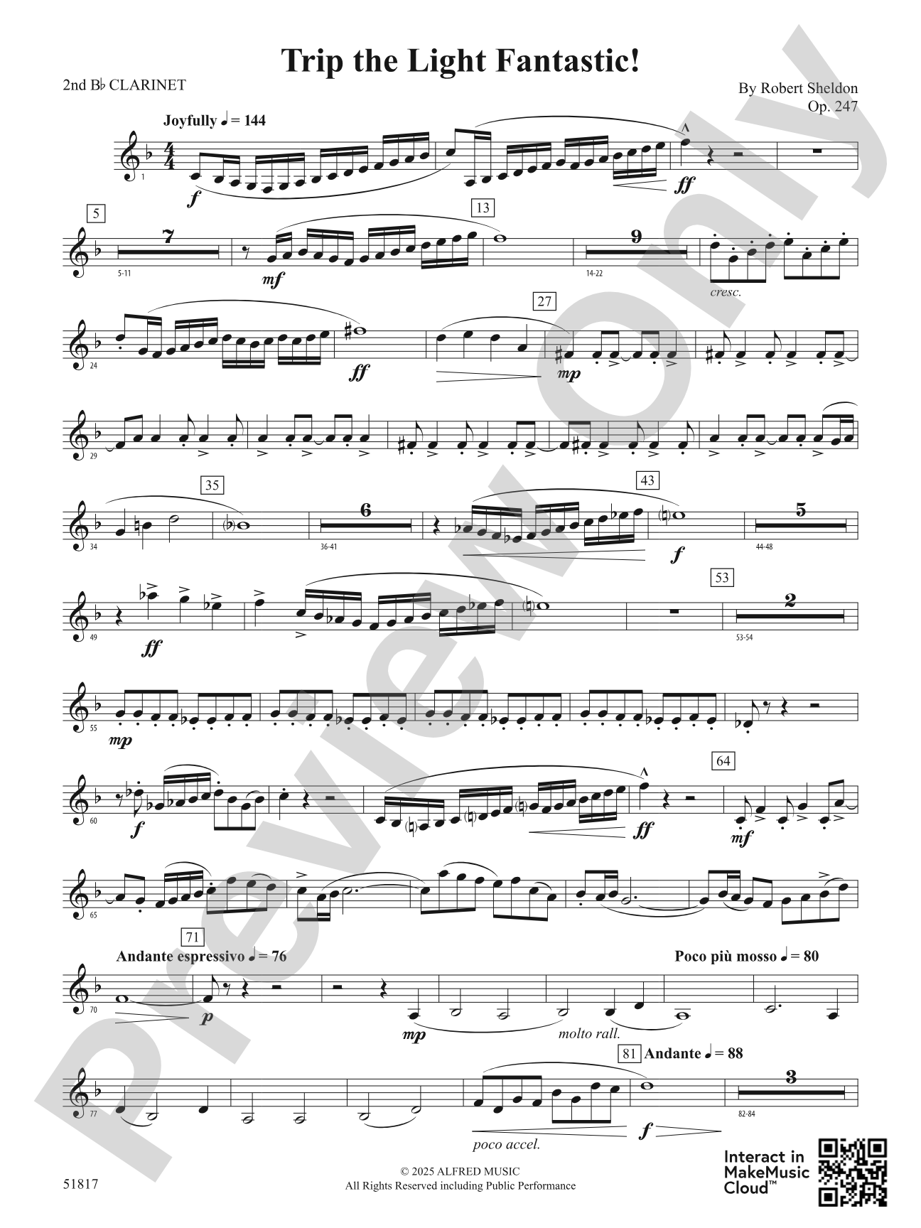 Trip the Light Fantastic!: 2nd B-flat Clarinet