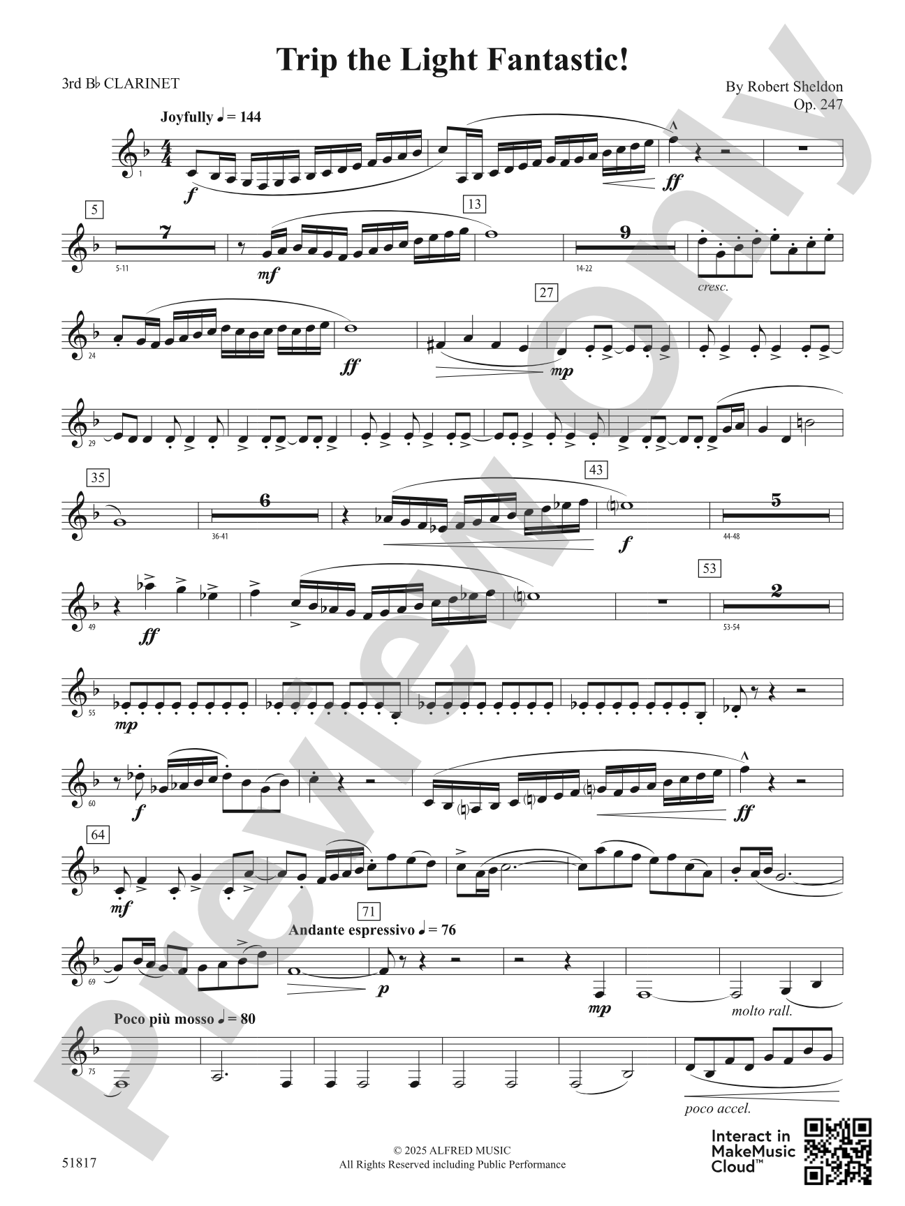 Trip the Light Fantastic!: 3rd B-flat Clarinet