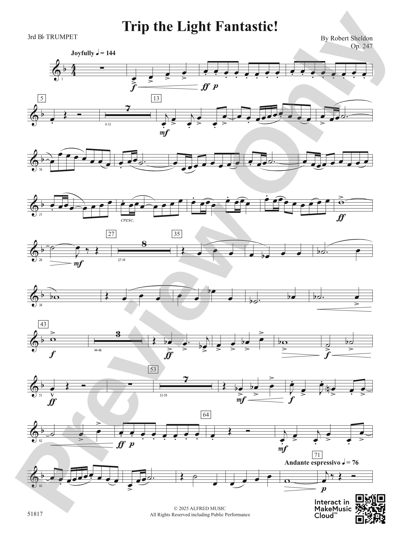 Trip the Light Fantastic!: 3rd B-flat Trumpet