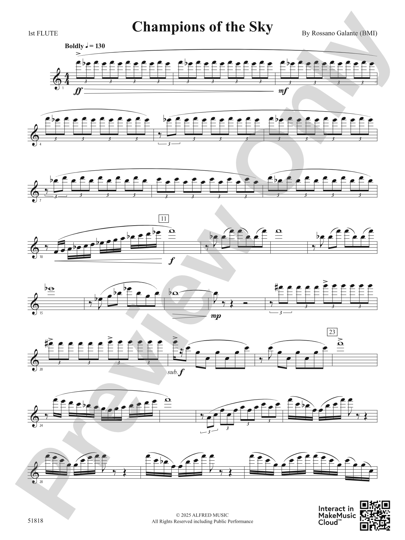 Champions of the Sky: Flute