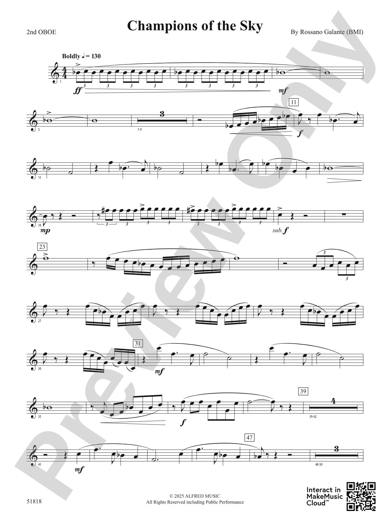 Champions of the Sky: 2nd Oboe