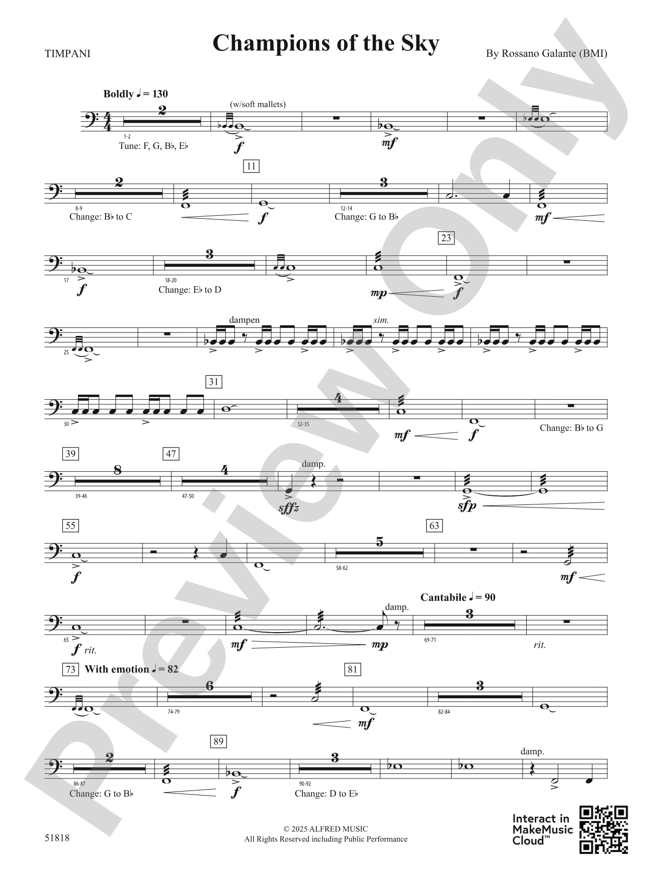 Champions of the Sky: Timpani