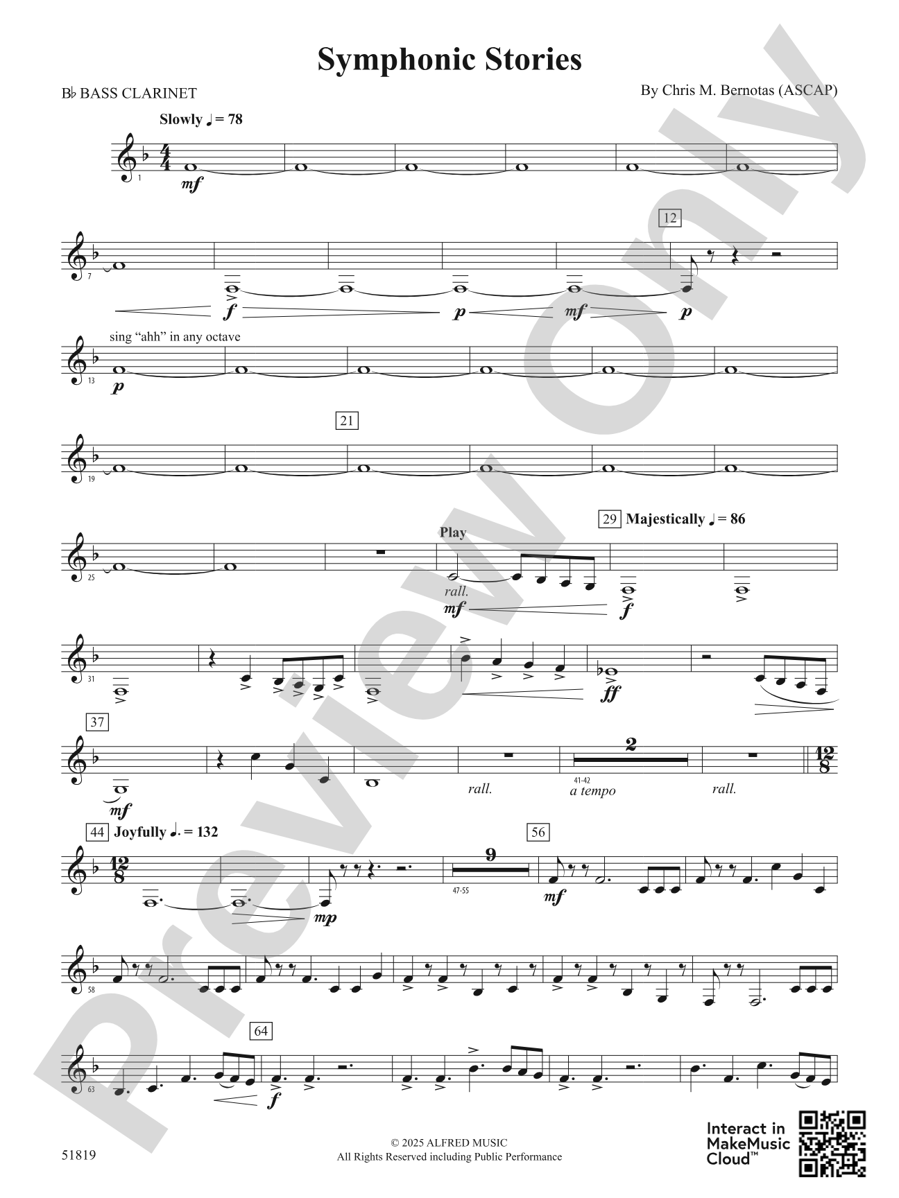 Symphonic Stories: B-flat Bass Clarinet