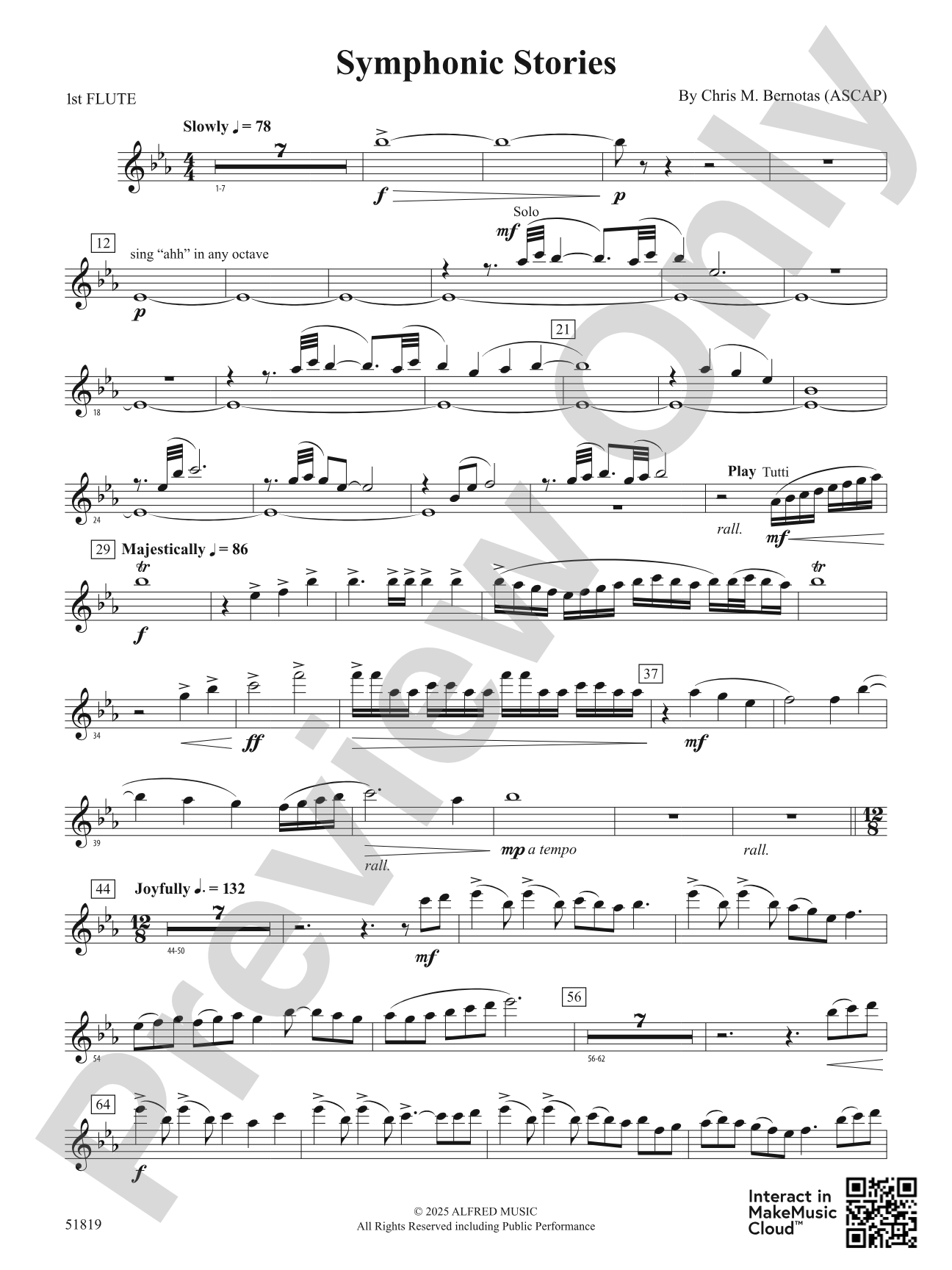 Symphonic Stories: Flute