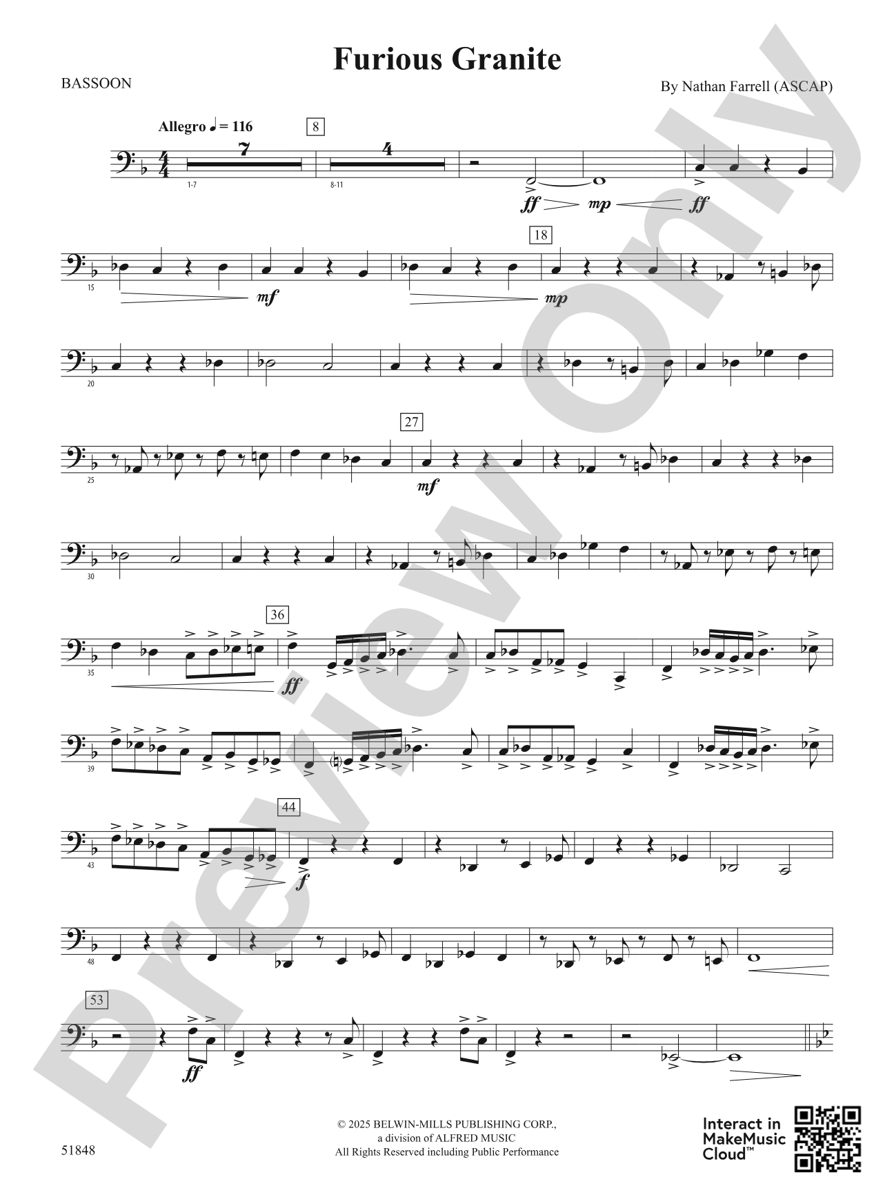 Furious Granite: Bassoon