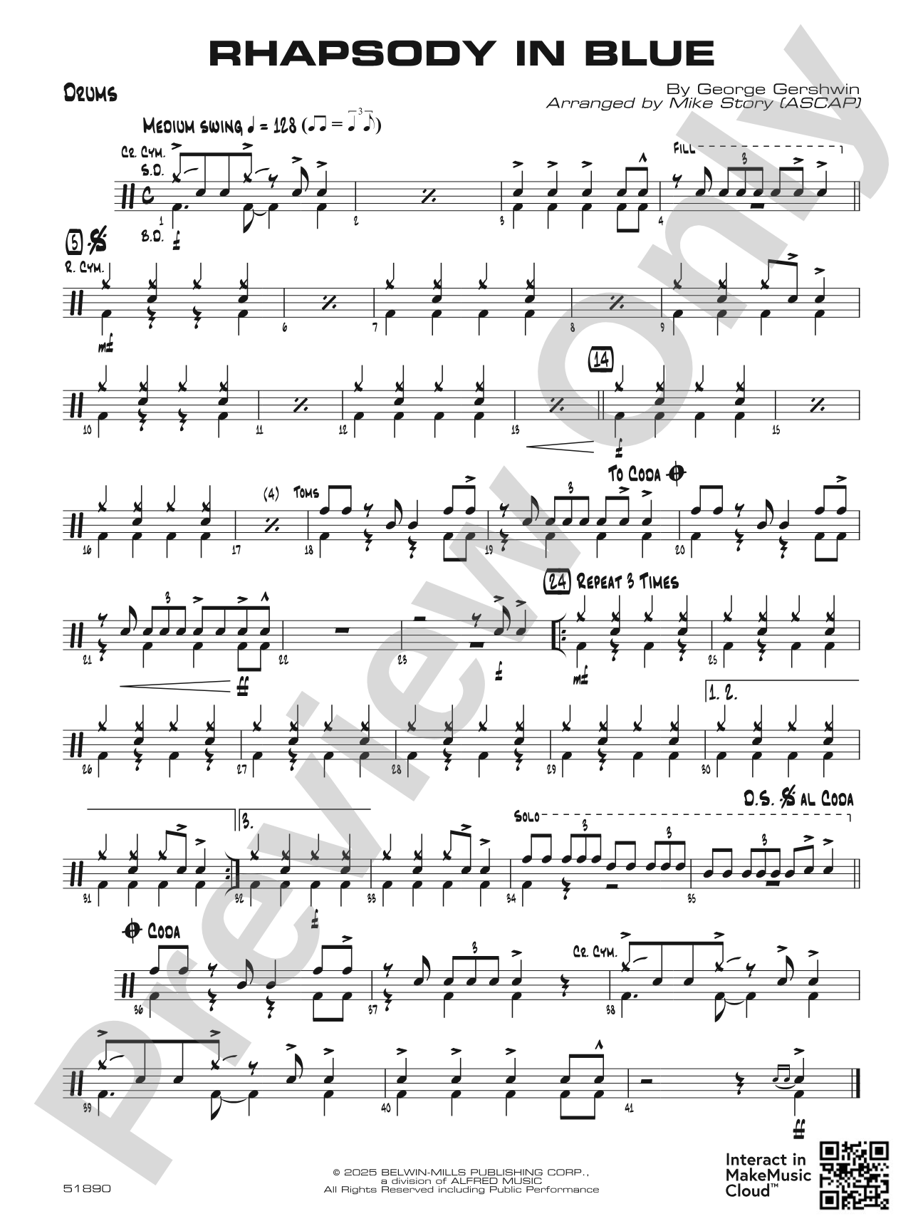 Rhapsody in Blue: Drums