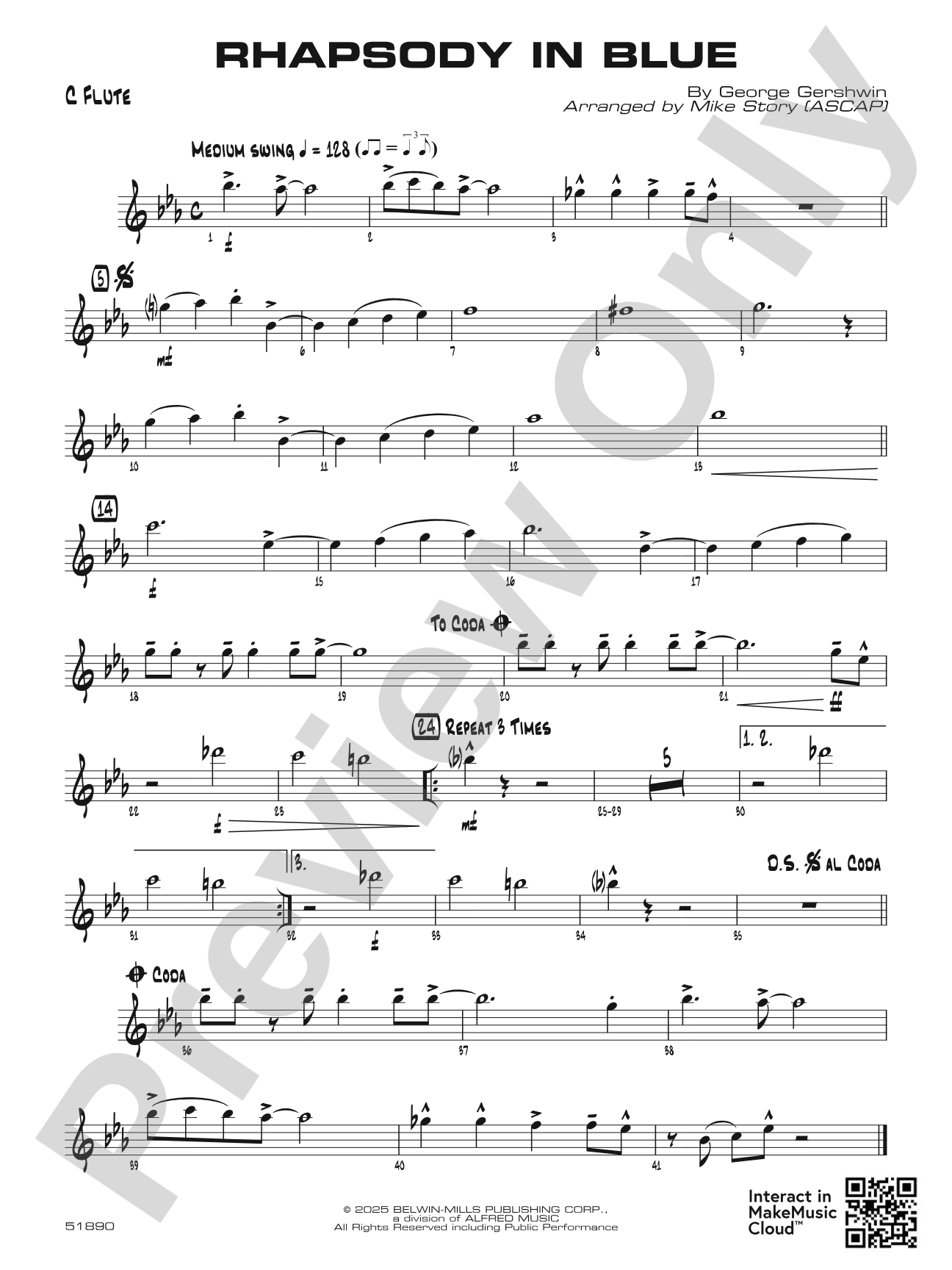 Rhapsody in Blue: Flute