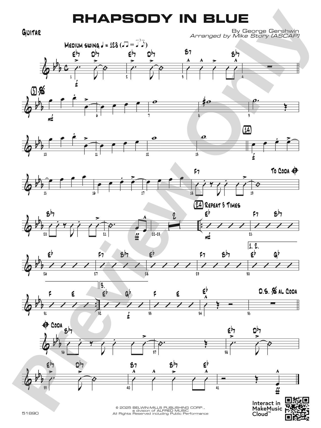 Rhapsody in Blue: Guitar