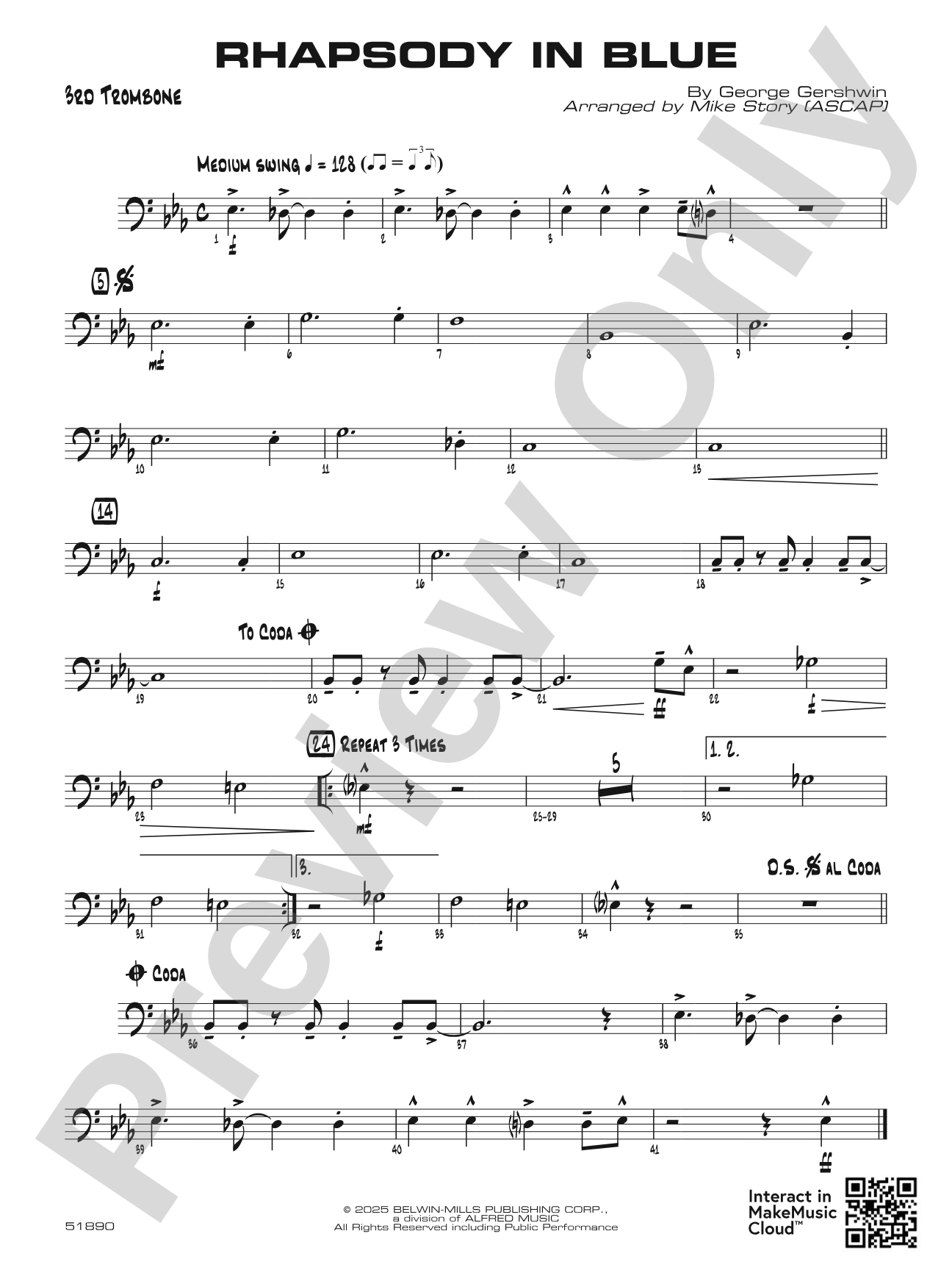 Rhapsody in Blue: 3rd Trombone