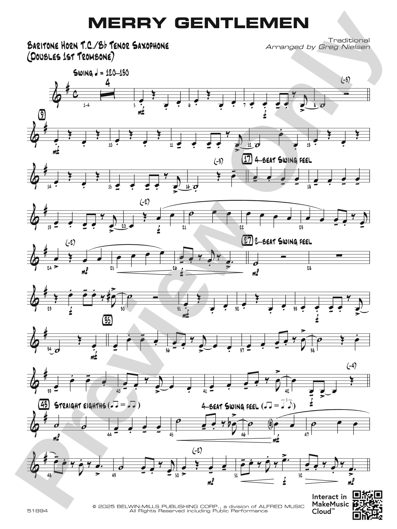 Merry Gentlemen: Baritone T.C.