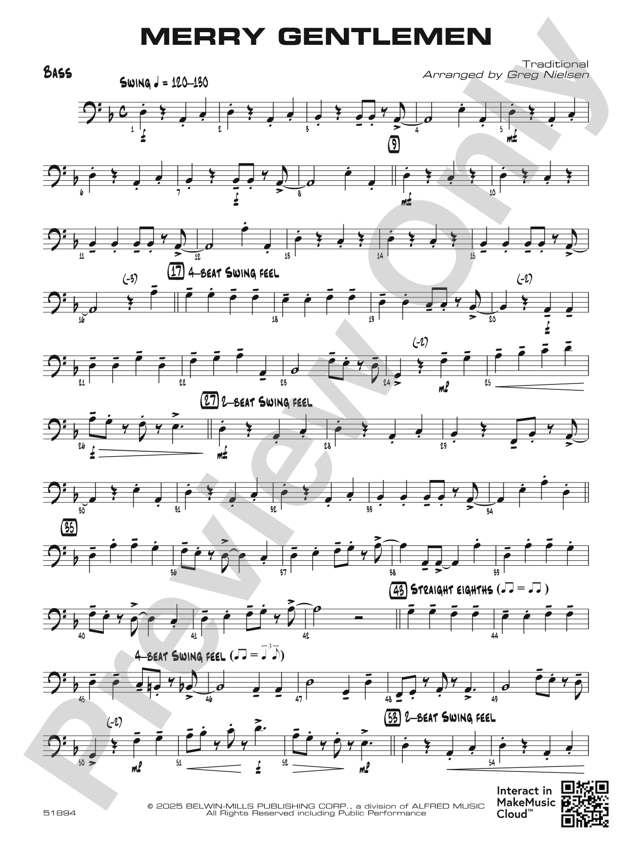 Merry Gentlemen: String Bass