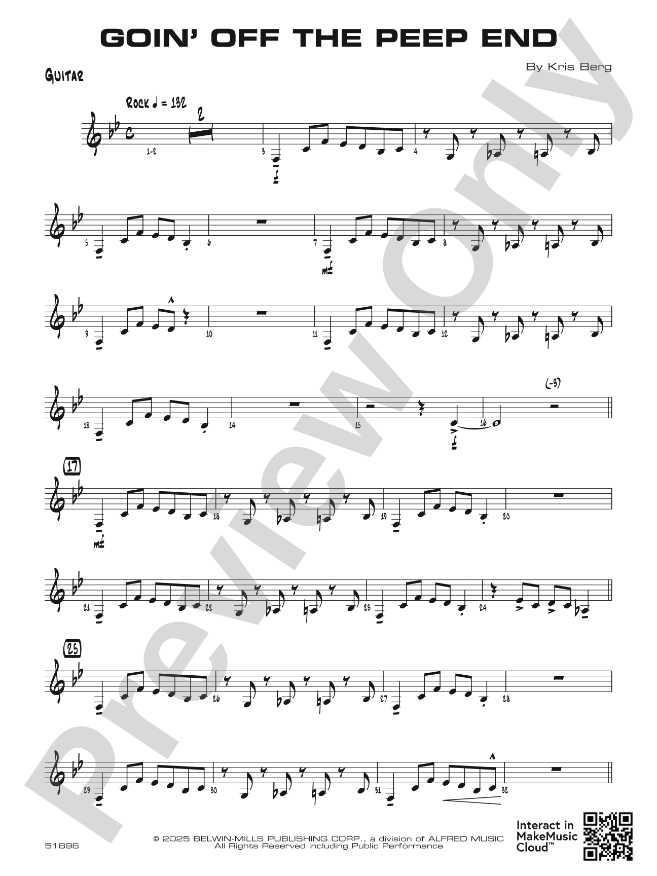 Goin' off the Peep End: Guitar