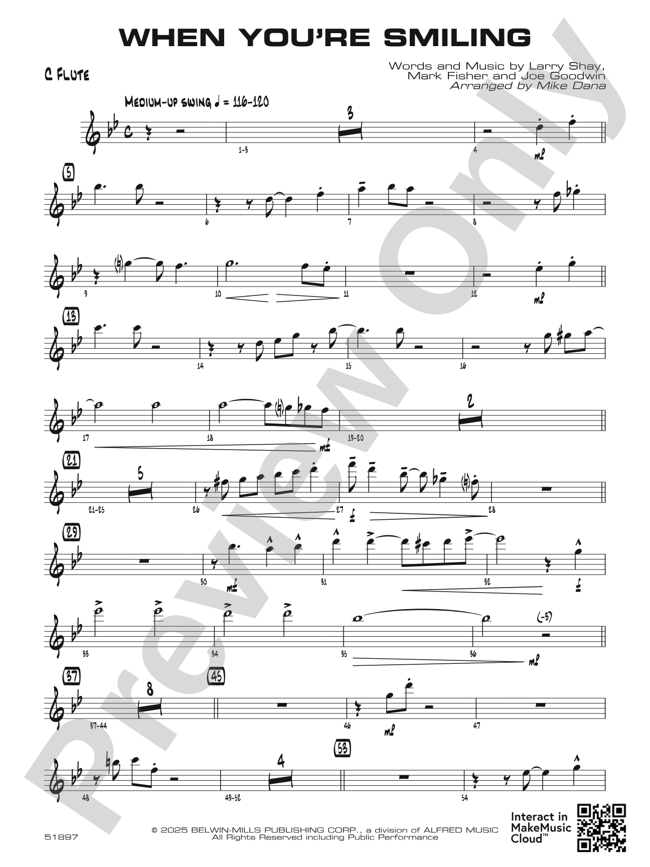 When You're Smiling: Flute