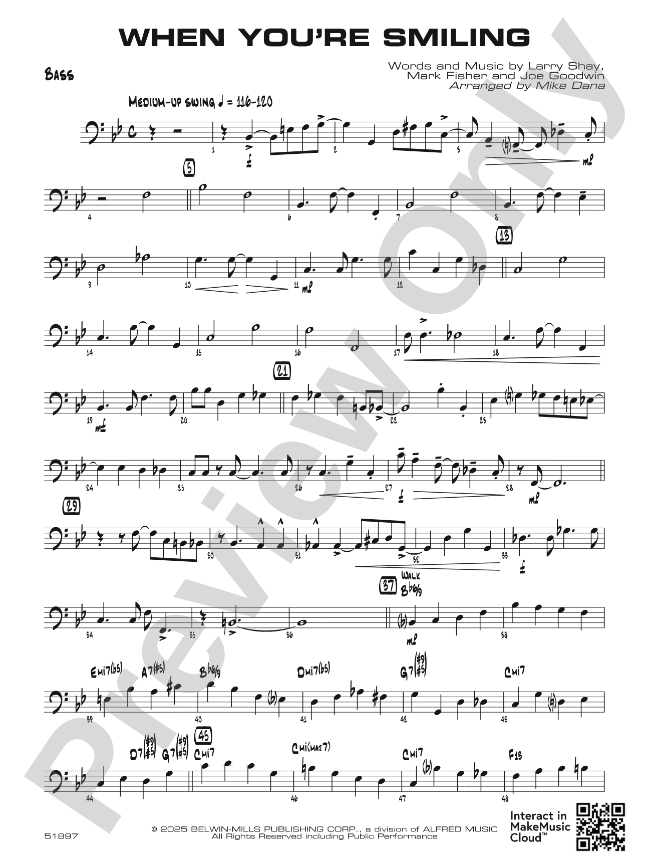 When You're Smiling: String Bass