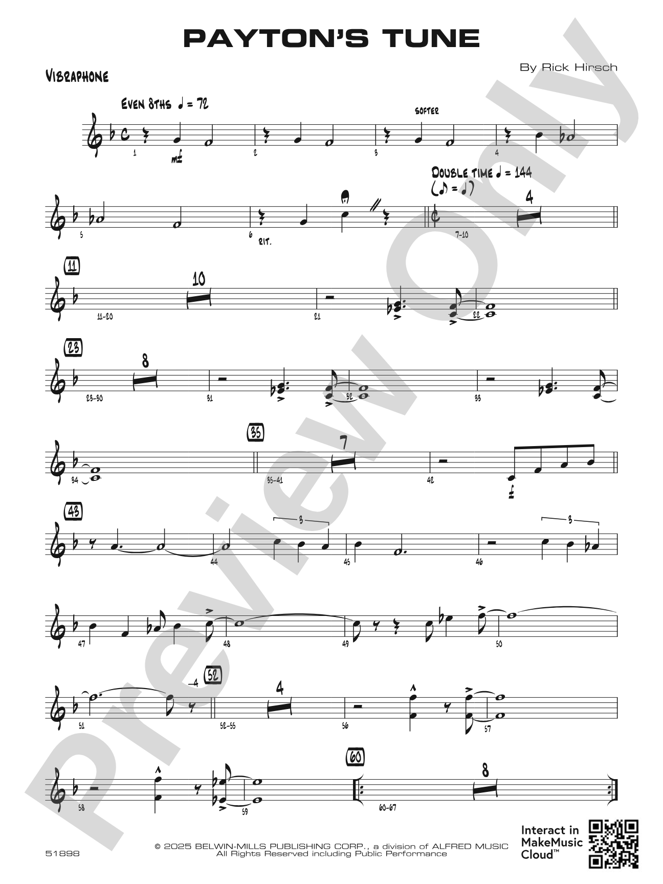 Payton's Tune: Vibraphone