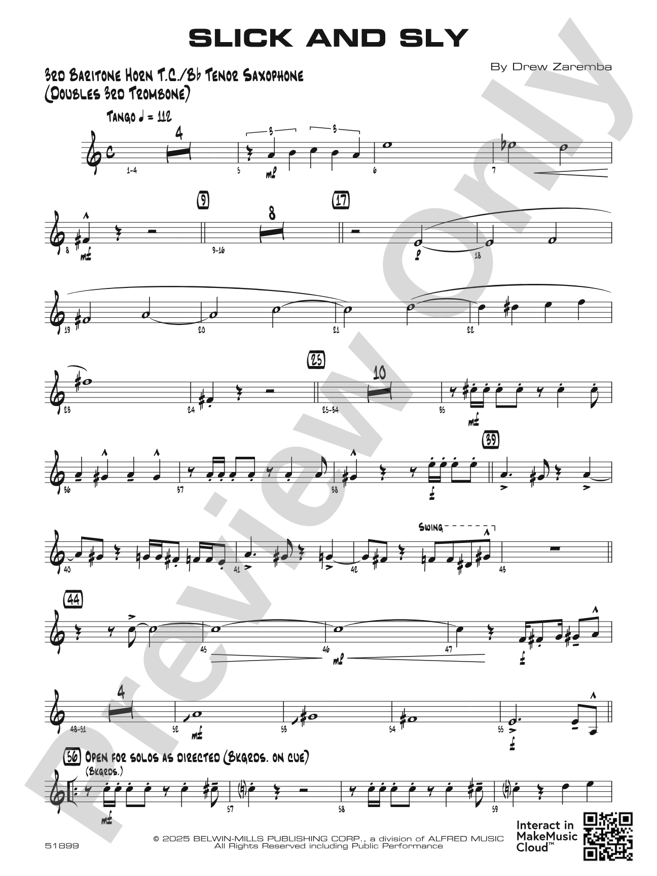 Slick and Sly: 3rd Baritone T.C.