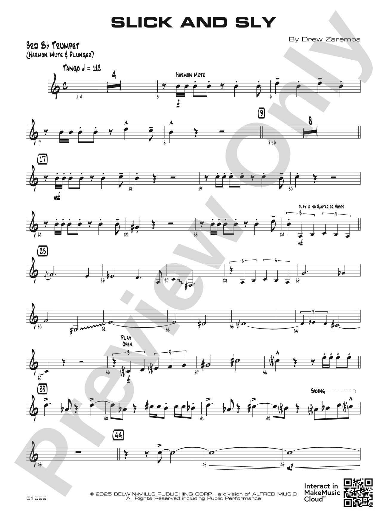 Slick and Sly: 3rd B-flat Trumpet
