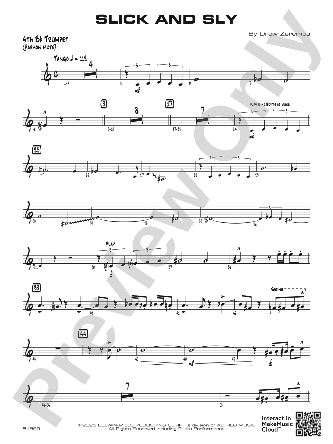 Slick and Sly: 4th B-flat Trumpet