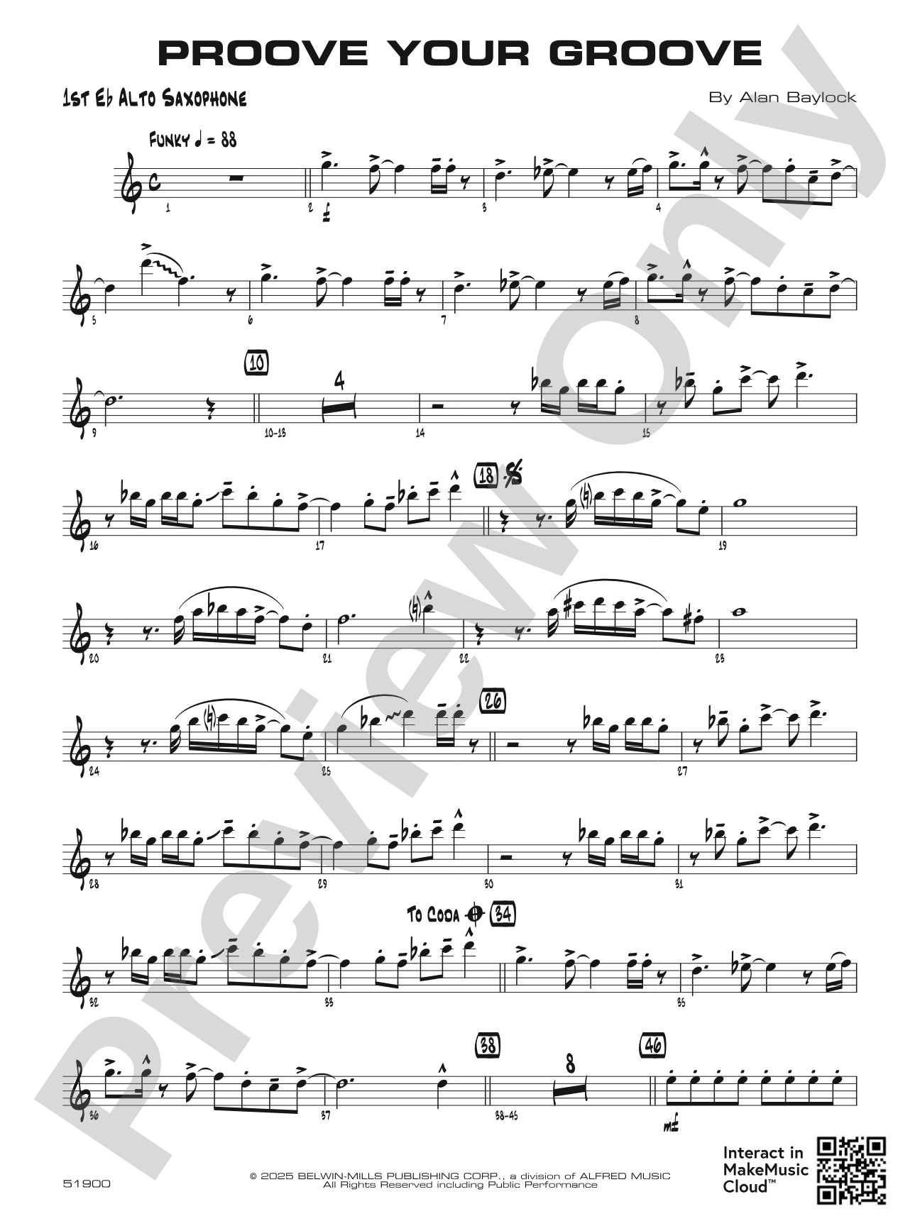 Proove Your Groove: E-flat Alto Saxophone