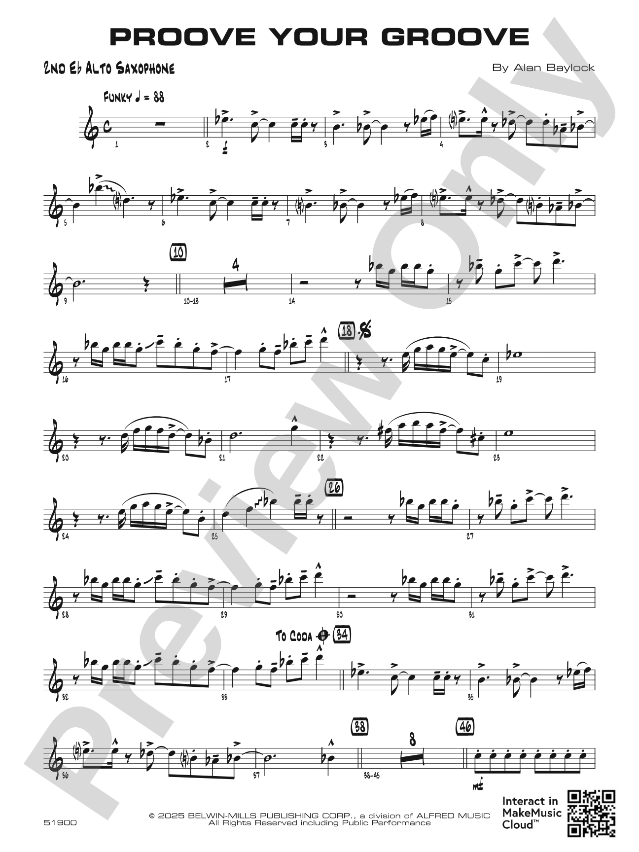 Proove Your Groove: 2nd E-flat Alto Saxophone