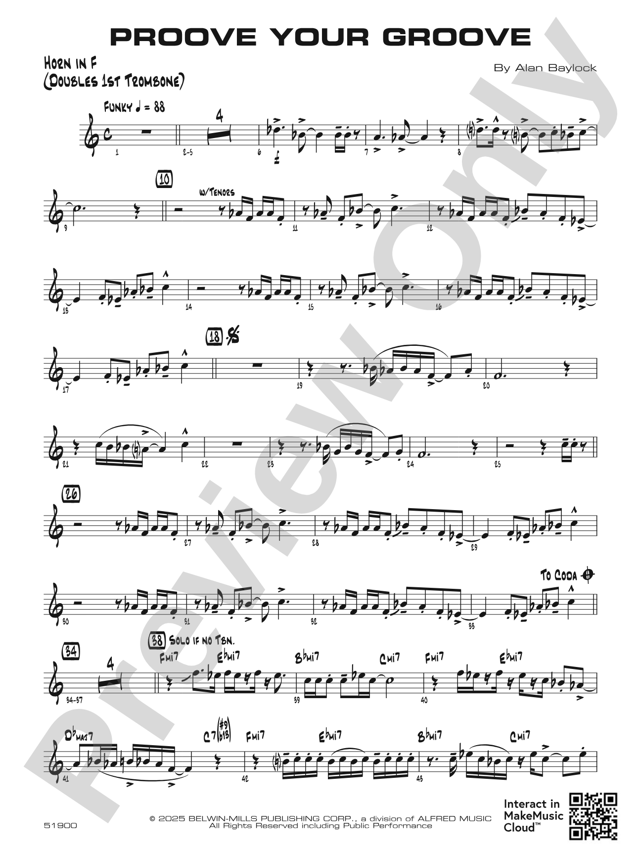 Proove Your Groove: 1st F Horn