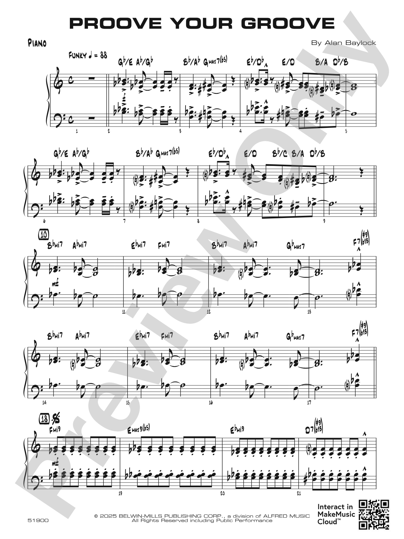 Proove Your Groove: Piano Accompaniment