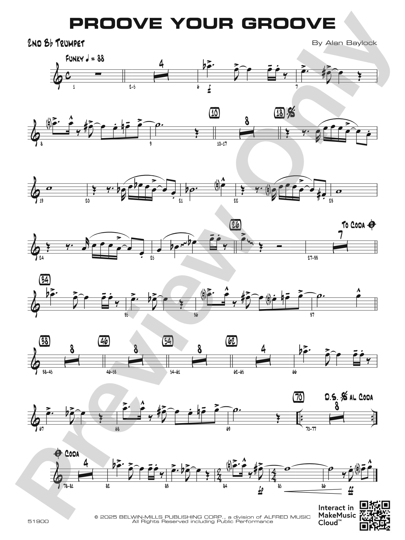 Proove Your Groove: 2nd B-flat Trumpet