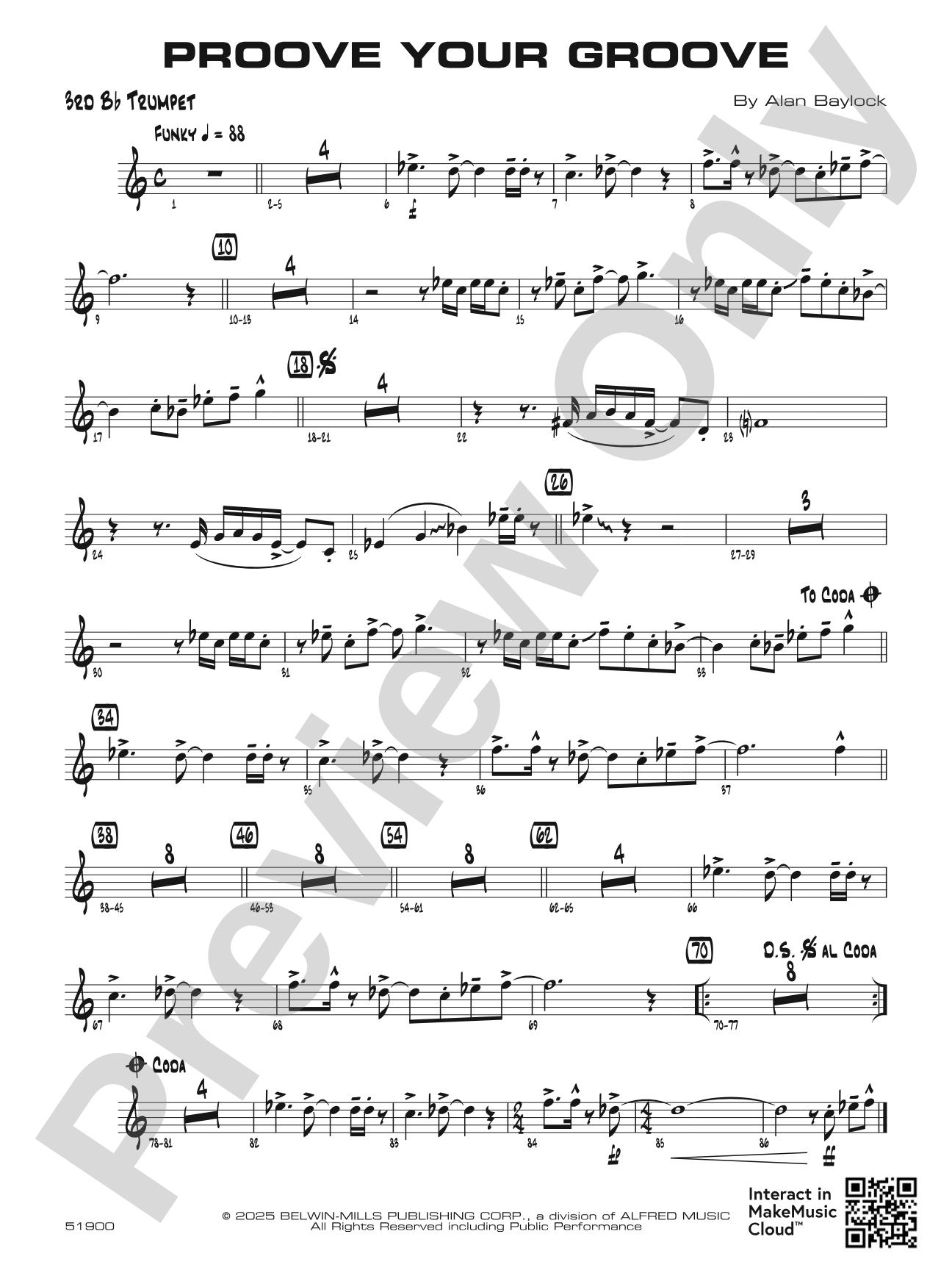 Proove Your Groove: 3rd B-flat Trumpet