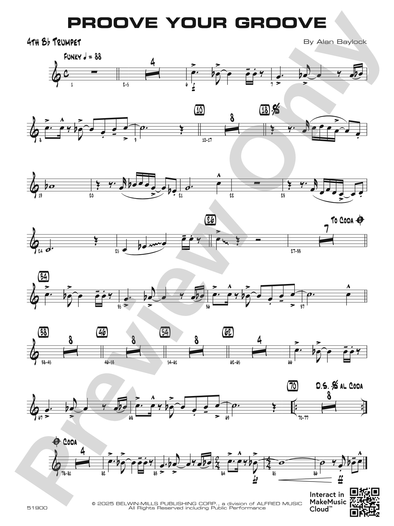 Proove Your Groove: 4th B-flat Trumpet