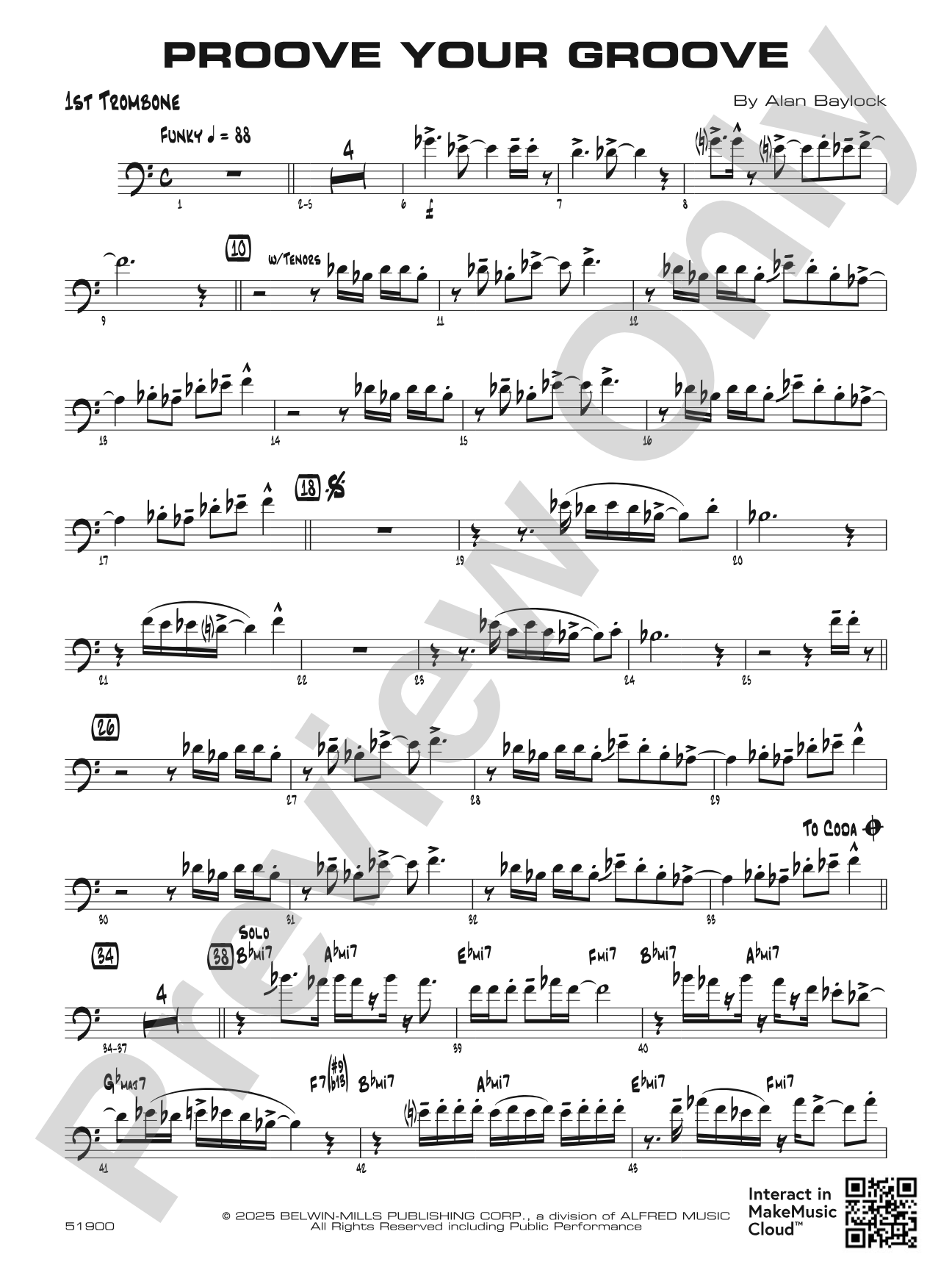 Proove Your Groove: 1st Trombone