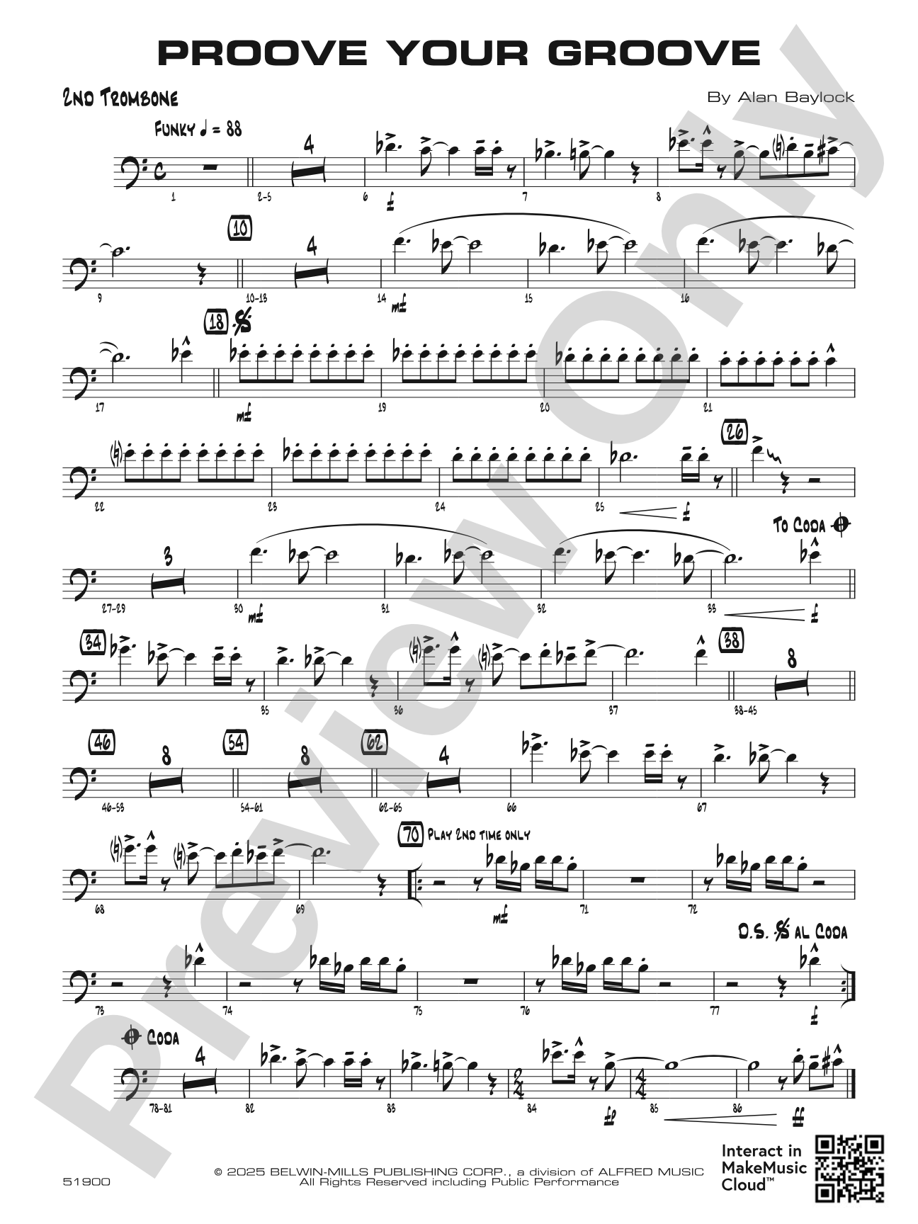 Proove Your Groove: 2nd Trombone