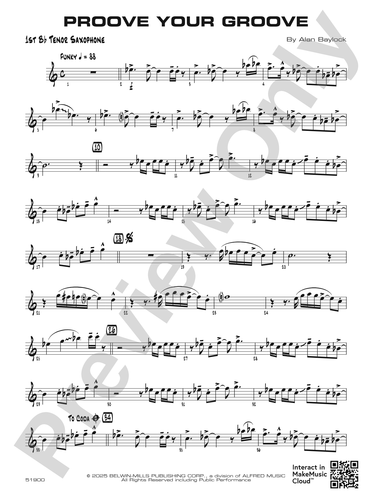 Proove Your Groove: B-flat Tenor Saxophone