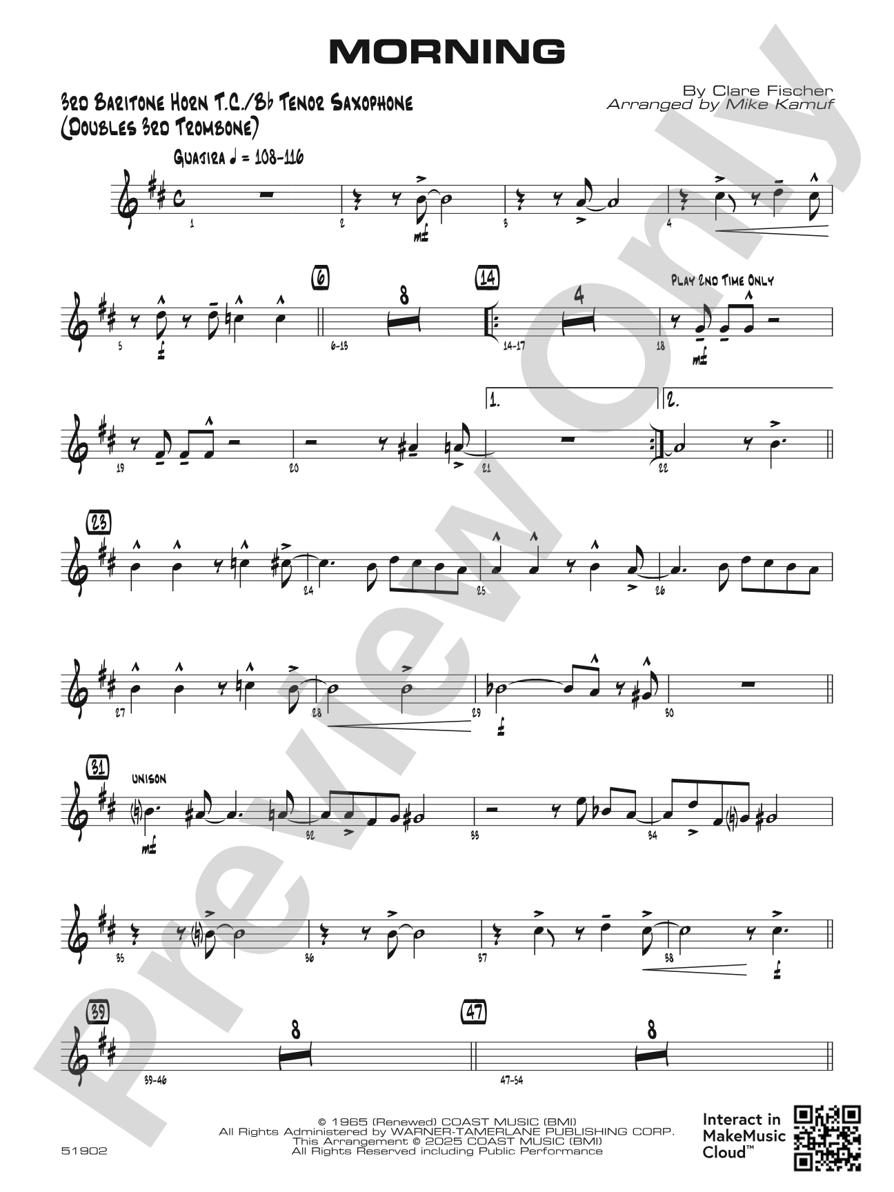 Morning: 3rd Baritone T.C.
