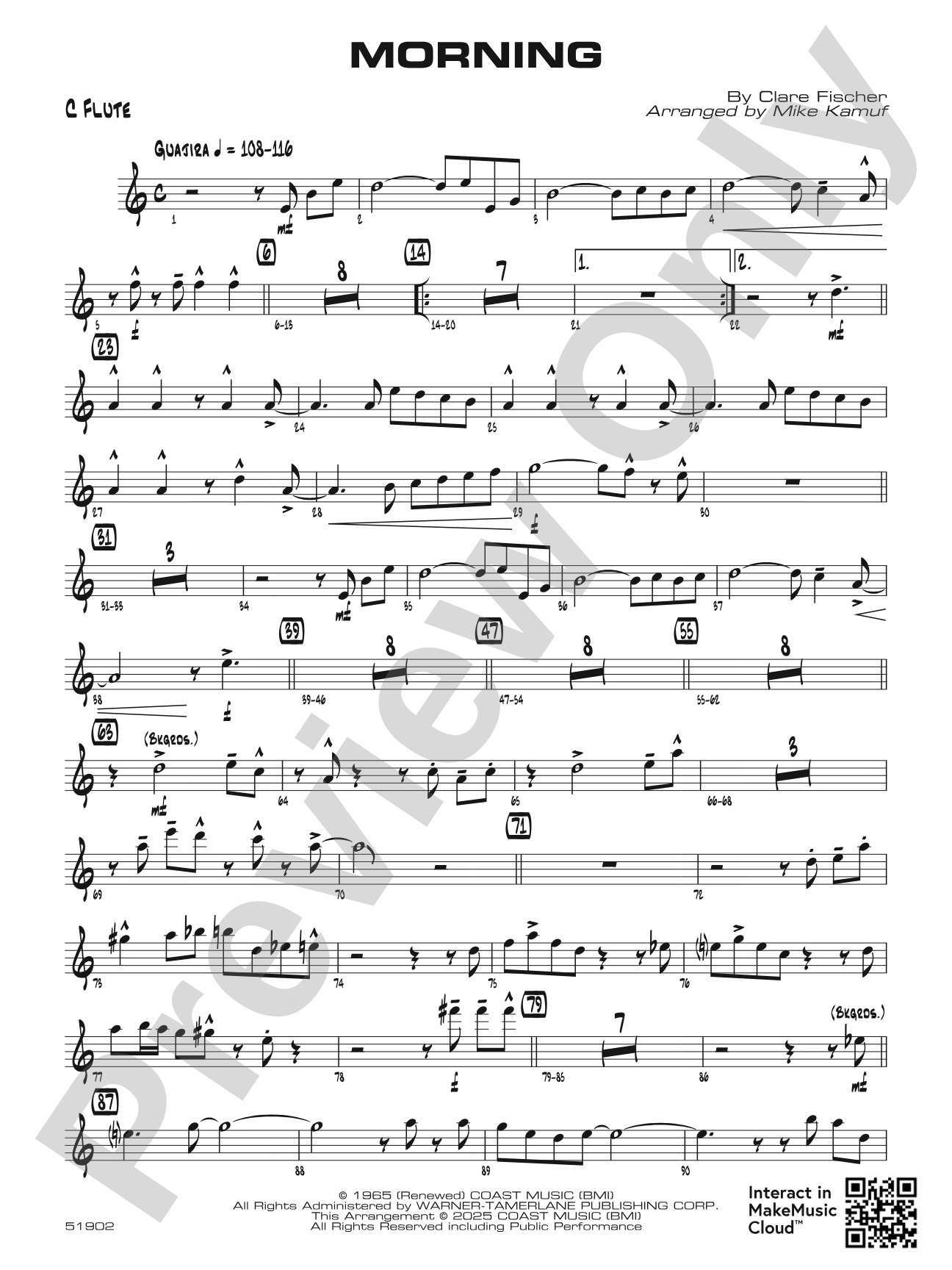Morning: Flute
