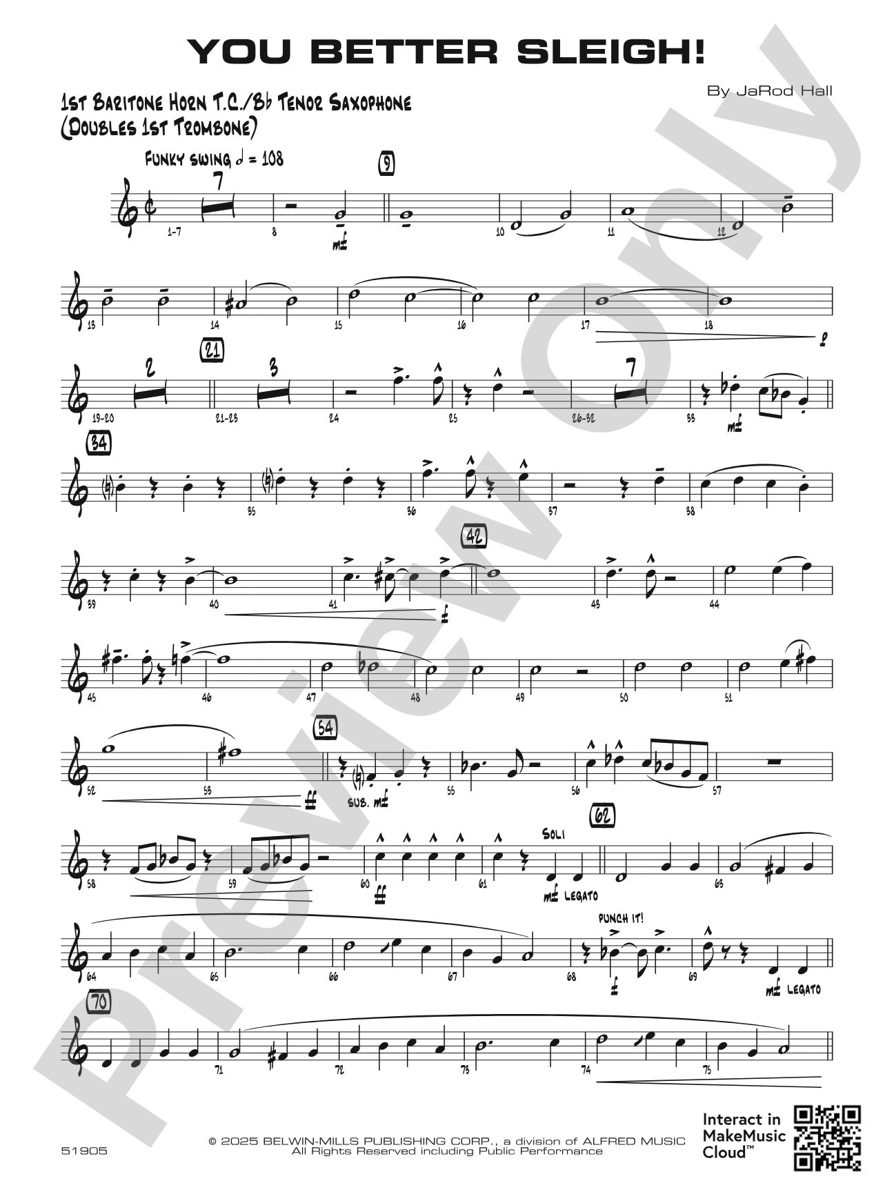 You Better Sleigh!: Baritone T.C.