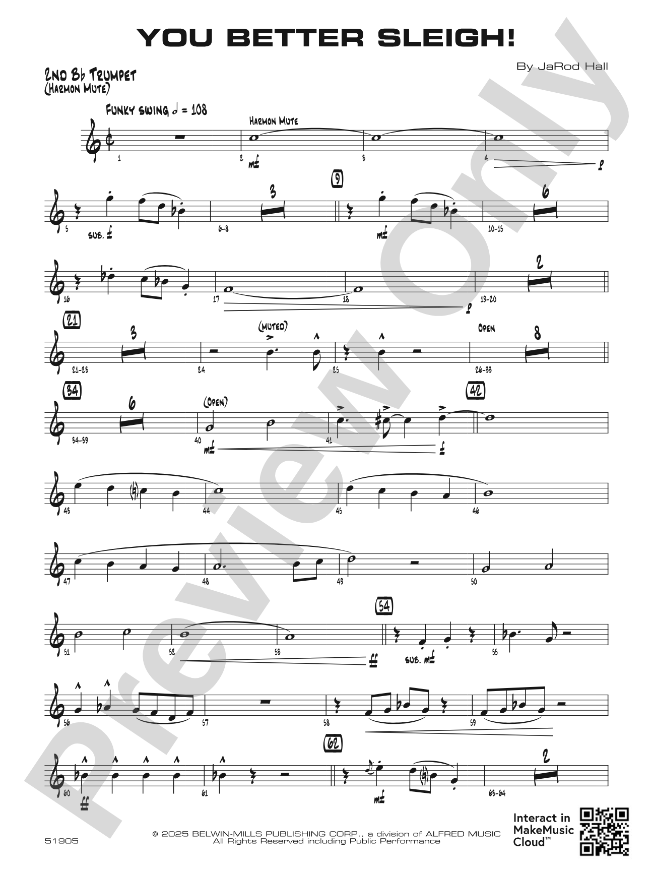 You Better Sleigh!: 2nd B-flat Trumpet