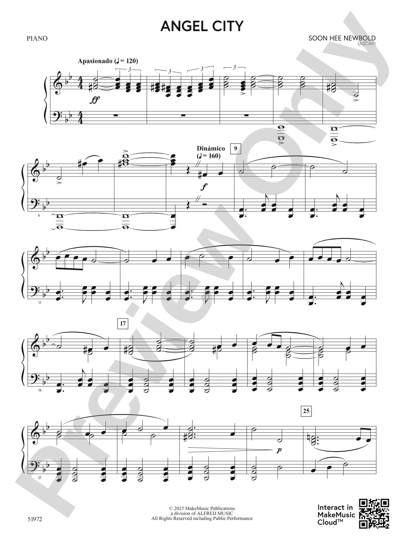 Angel City: Piano Accompaniment