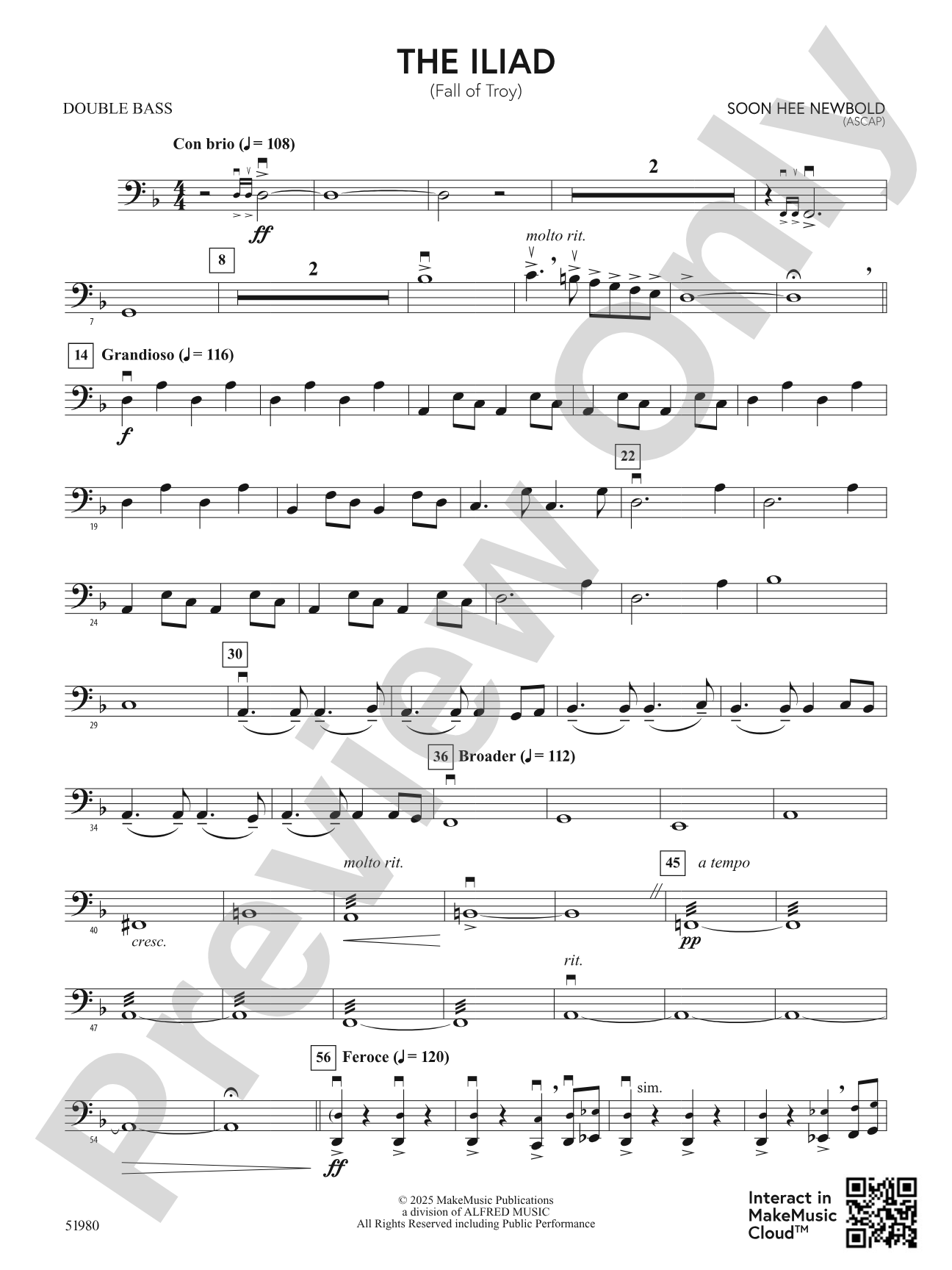 The Iliad: String Bass