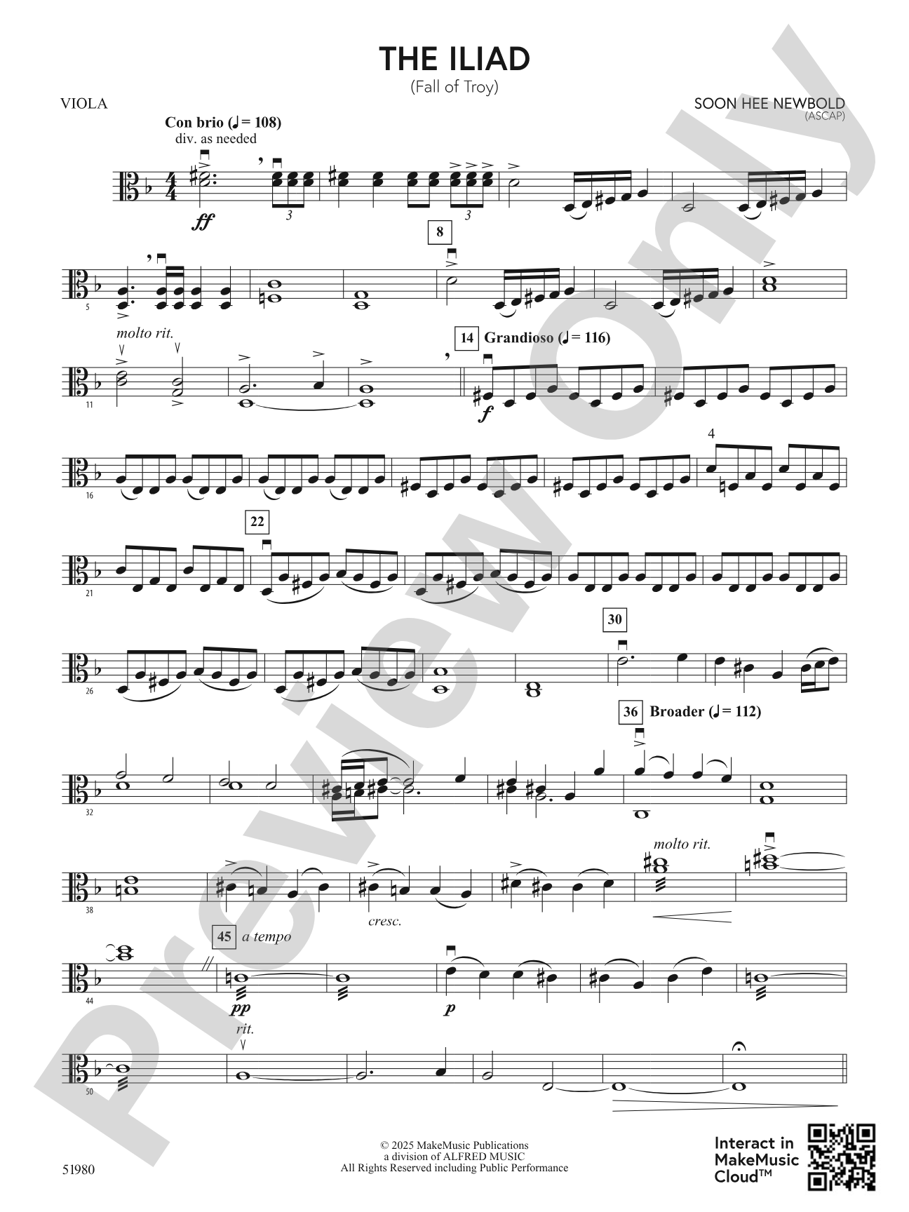The Iliad: Viola