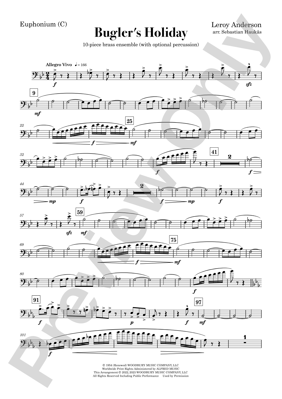 Bugler's Holiday: Euphonium