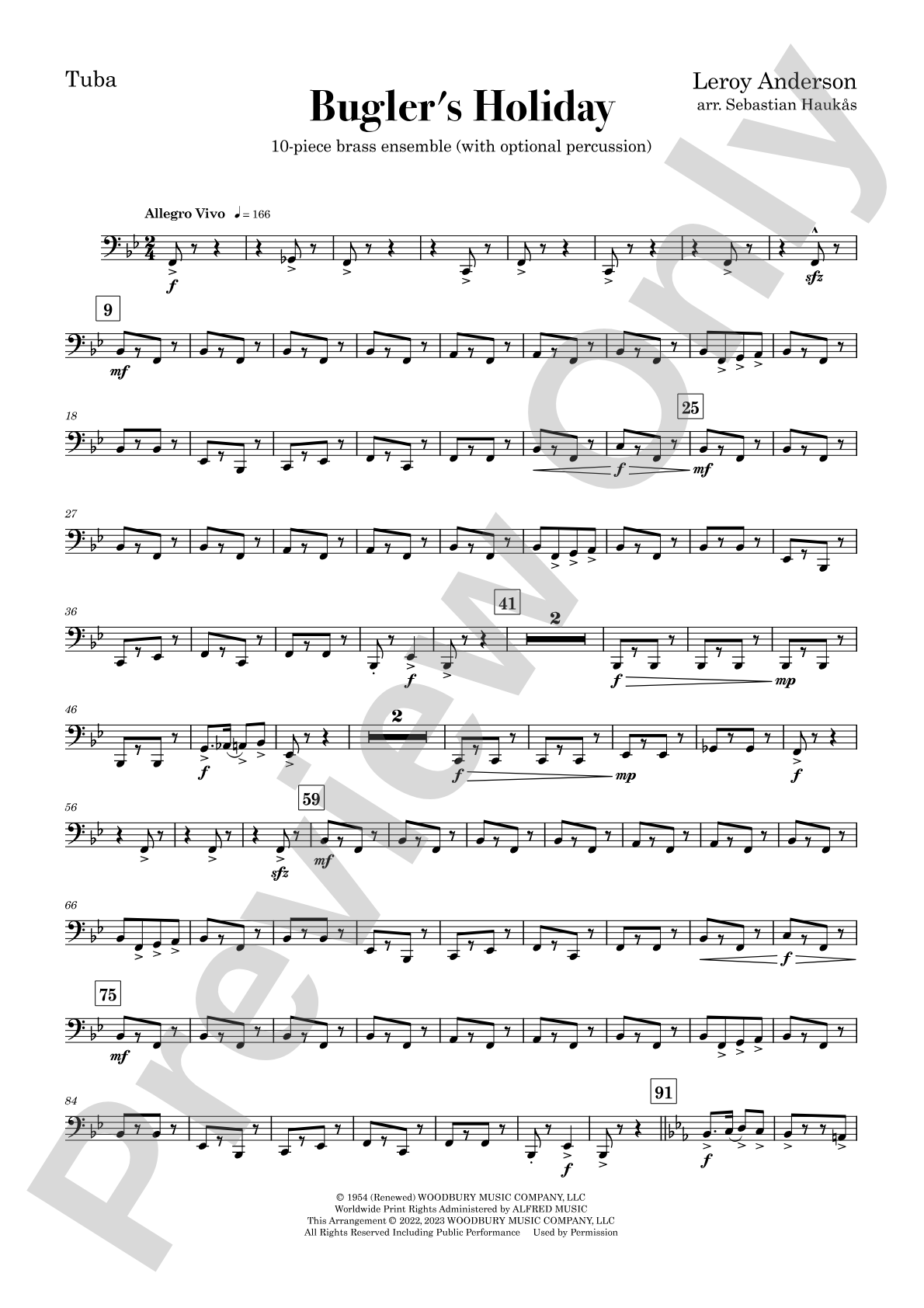 Bugler's Holiday: Tuba