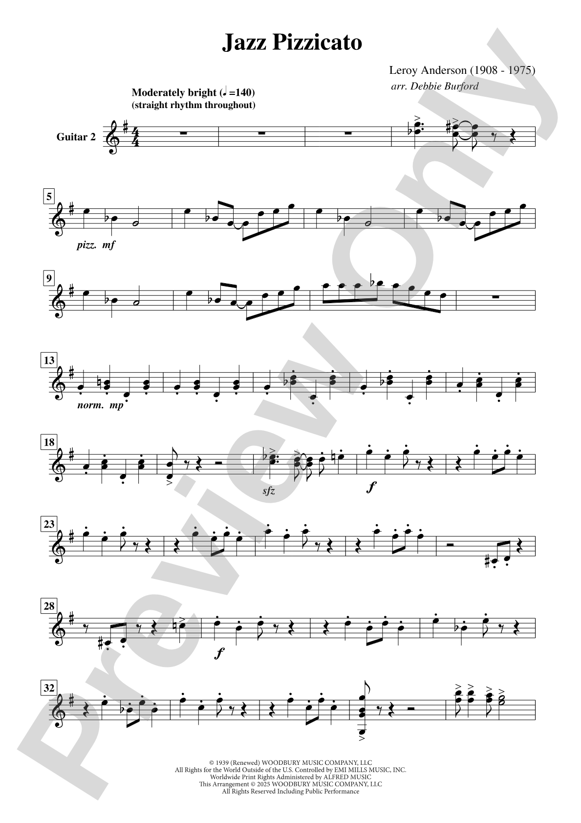 Jazz Pizzicato: Guitar 2