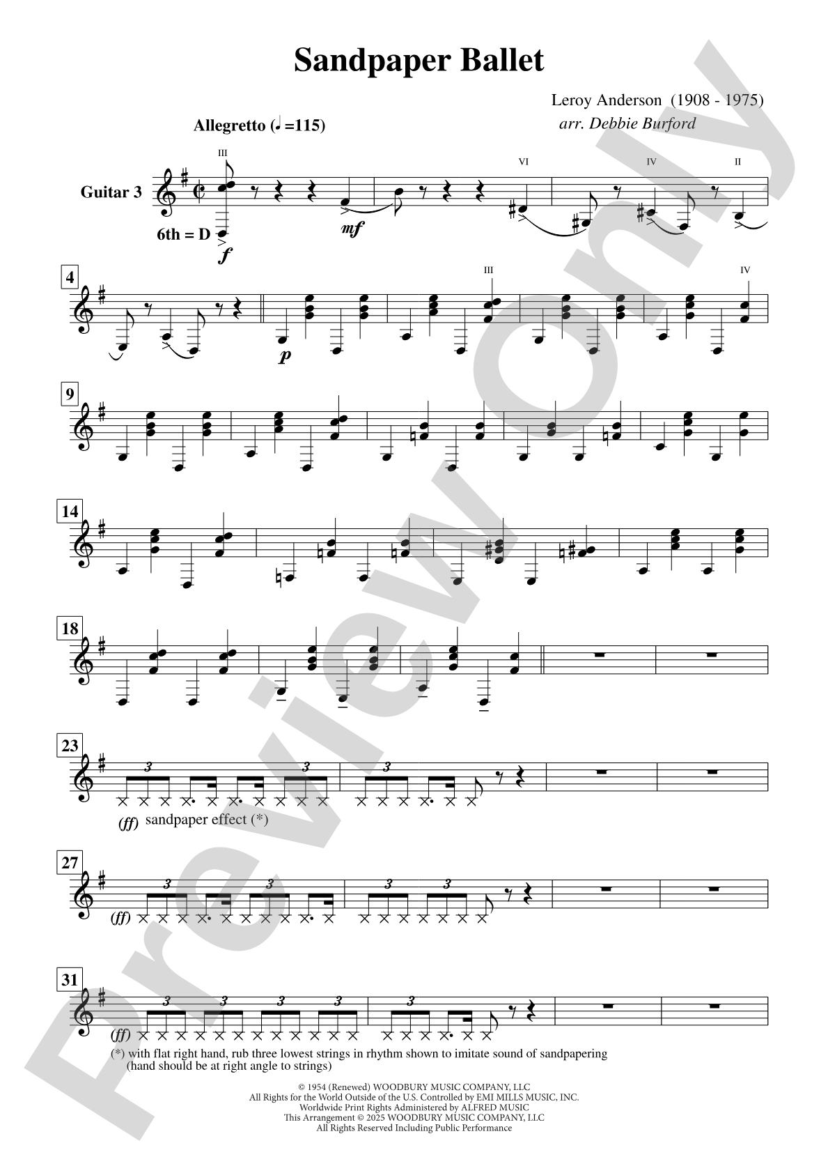 Sandpaper Ballet: Guitar 3