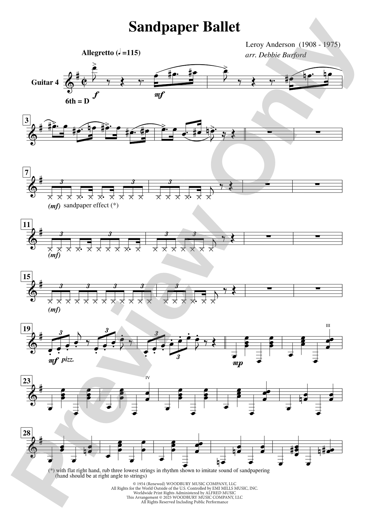Sandpaper Ballet: Guitar 4