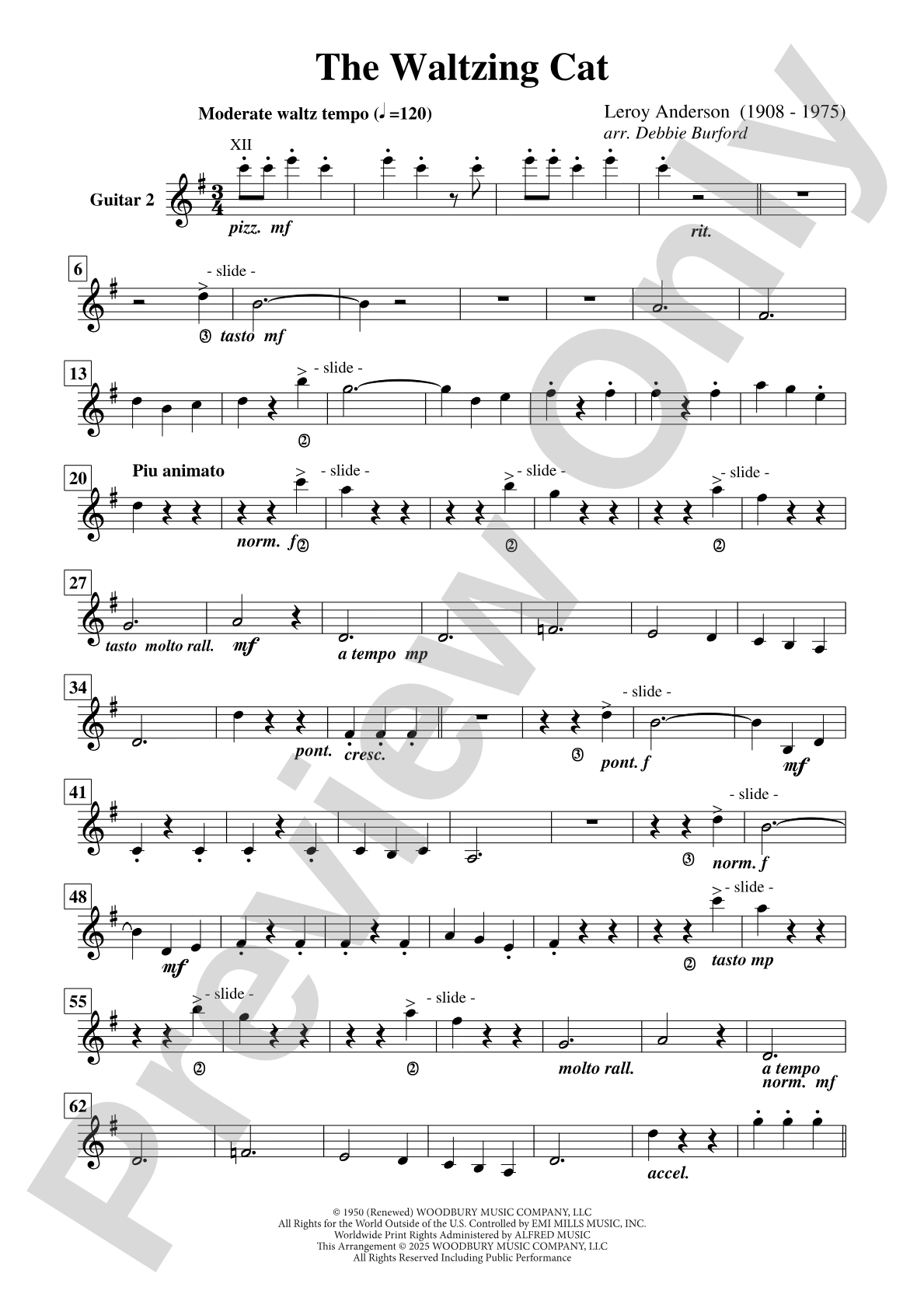 The Waltzing Cat: Guitar 2