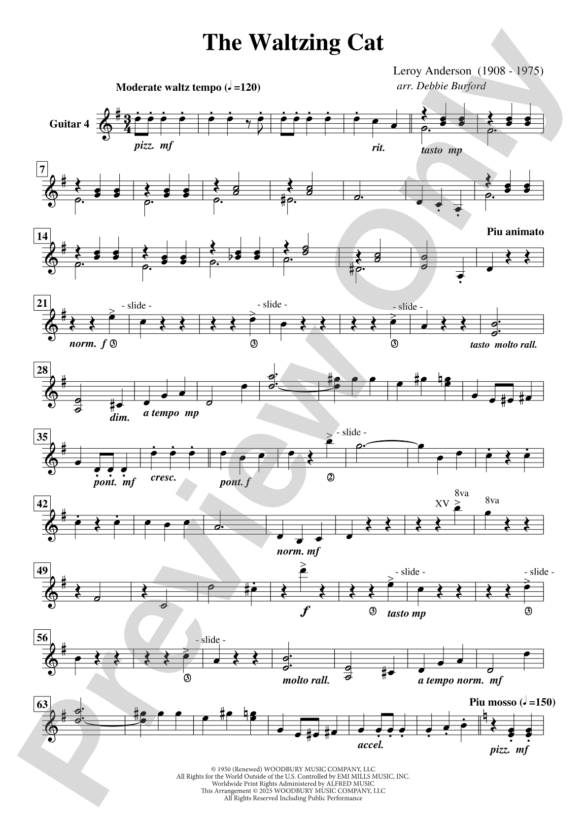 The Waltzing Cat: Guitar 4