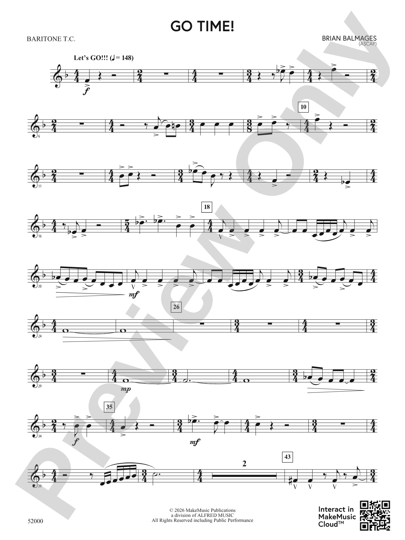 Go Time!: Baritone T.C.