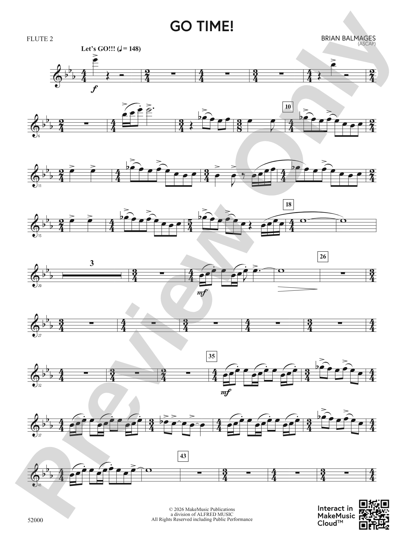 Go Time!: 2nd Flute